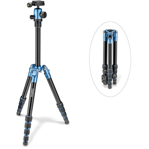 Prima Photo Small Travel Tripod (Blue)