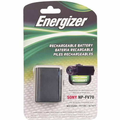 Energizer ENV-SFV70 Replacement Li-Ion Battery for Sony NP-FV70