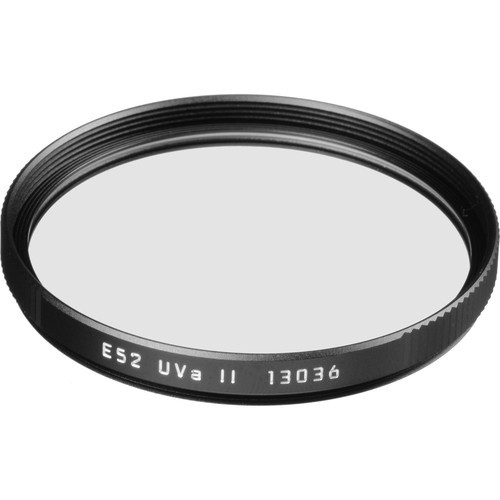 Leica - Filter E52 UVa II Filter (Black)
