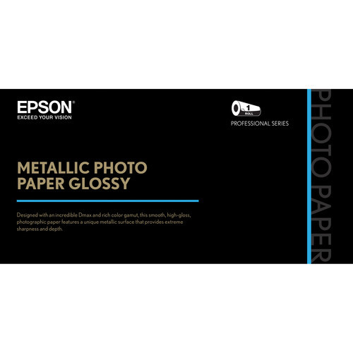 Epson Metallic Photo Paper Glossy (36" x 100', 1 Roll)