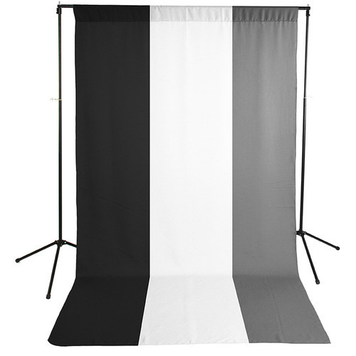Savage Economy Background Support Stand with White, Black, and Gray