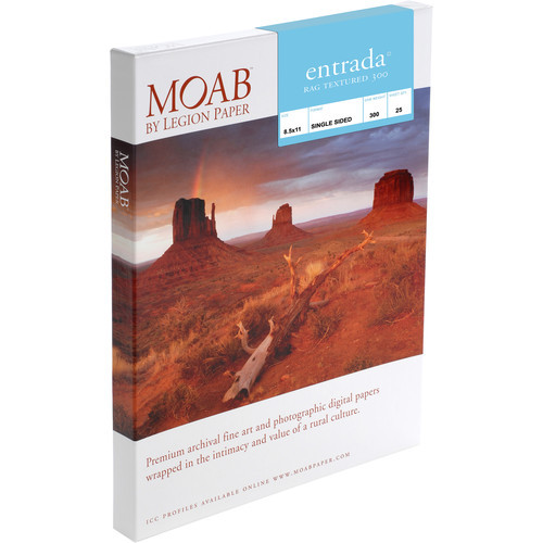 Moab Entrada Rag Textured 300 Paper (5 x 7", 25 Sheets)