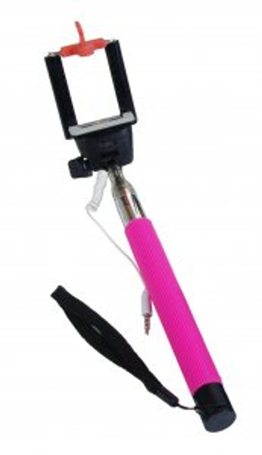 ZUMA Selfie Stick with Cable Release-Pink