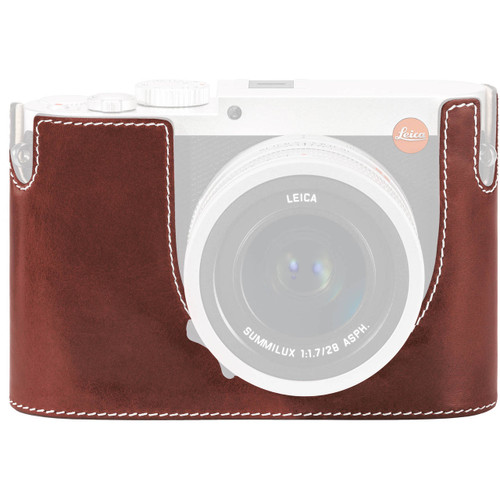 Leica Protector for Q Typ 116 Half Case (Vintage Brown, Leather)