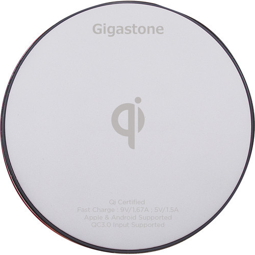 Promaster Gigastone 3.0 Charging Pad Edge and QI Enabled - White