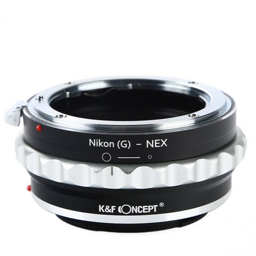 K&F Nikon G/F/AI/AIS/D Lenses to Sony E Mount Camera Adapter (Manual Focus)
