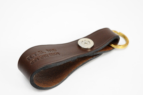 Leather Keychain Brown