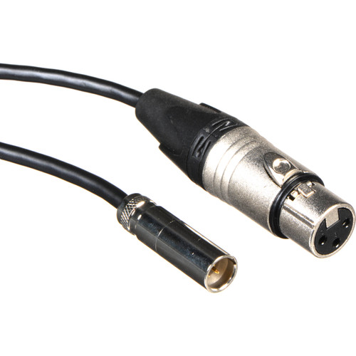 Blackmagic Design Set of 2 Mini XLR to XLR Audio Cables for Video Assist 4K (19.5")