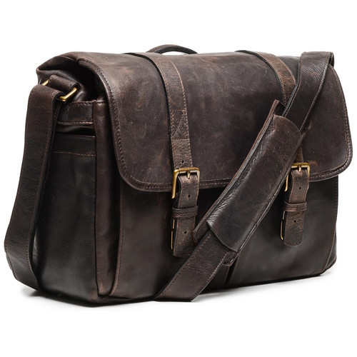 ONA Brixton Camera/Laptop Messenger Bag (Leather, Dark Truffle)