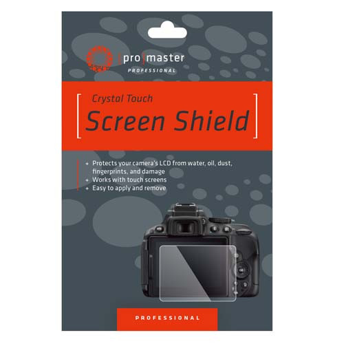 Crystal Touch Screen Shield - Canon M6, M6 Mark II, M50, M100, G9X, G9X Mark II, G7X, G5X, G5X Mark II, and G1X Mark II