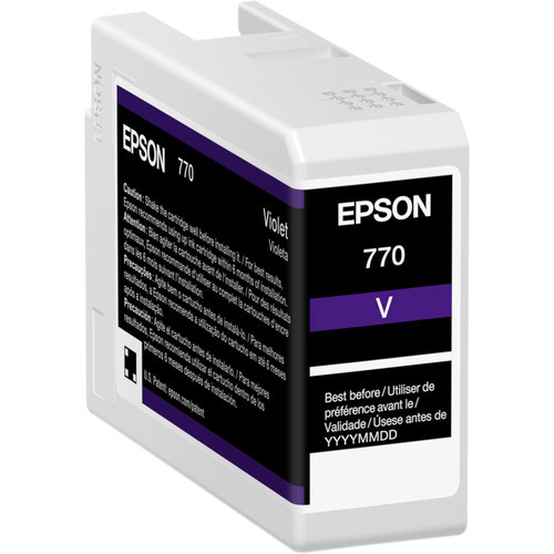 Epson 770 UltraChrome PRO10 Violet Ink Cartridge (25mL)