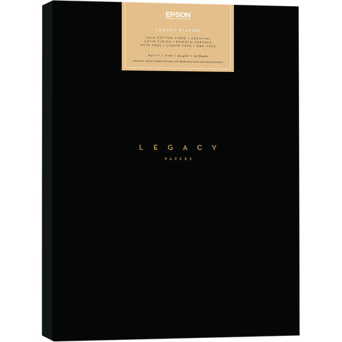 Epson Legacy Platine Paper (8.5 x 11", 25 Sheets)