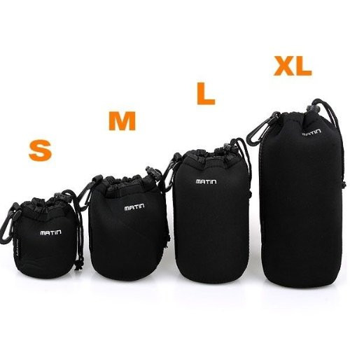 Neoprene Soft Waterproof Camera Lens Pouch bag Case Small S (80mm x 90mm)