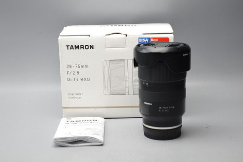 Pre-owned Tamron 28-75mm f/2.8 Di III RXD Lens for Sony E