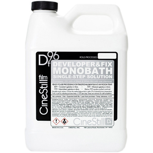 Cinestill DF96 Monobath for Black & White Film (Liquid, 1L)