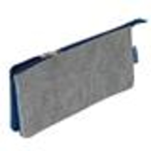 Itoya Profolio Midtown Pouch, Gray and Blue(5"x9')