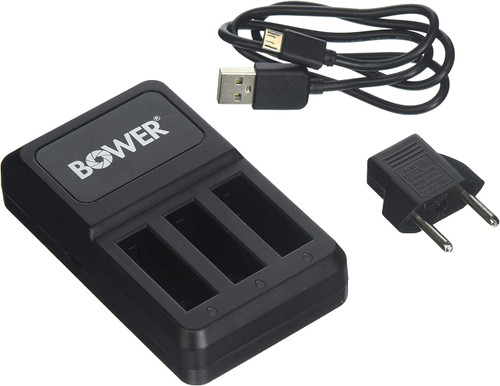 Bower XAS-GP4TRI triple Battery Charger GoPro 4