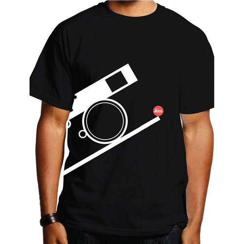 Leica Bauhaus T-Shirt (Large, White on Black)