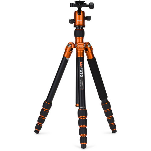 MeFoto RoadTrip Classic Aluminum Tripod Kit - Orange