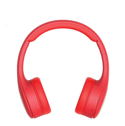 NUVU Reverse - 2-Way Wireless Bluetooth On-Ear Headphones & External Speaker Stereo System - Red