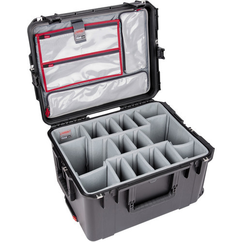 SKB iSeries 2217-12 Case with Think Tank Photo Dividers & Lid Organizer (Black)