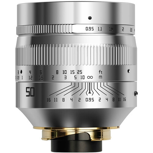 TTArtisan 50mm f/0.95 Lens for Leica M (Silver)