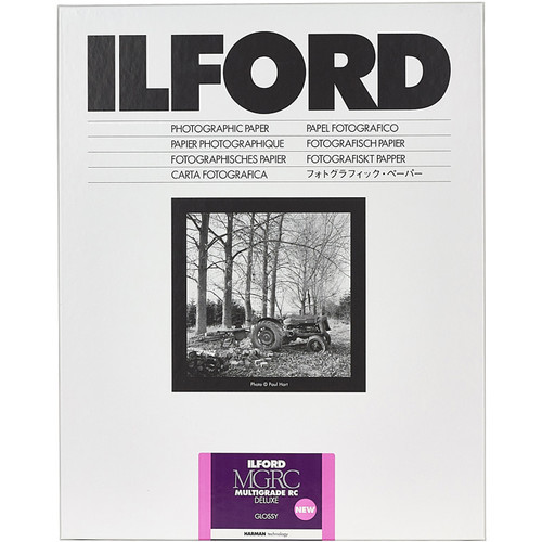 Ilford MULTIGRADE RC Deluxe Paper (Glossy, 8 x 10", 30 Sheets)