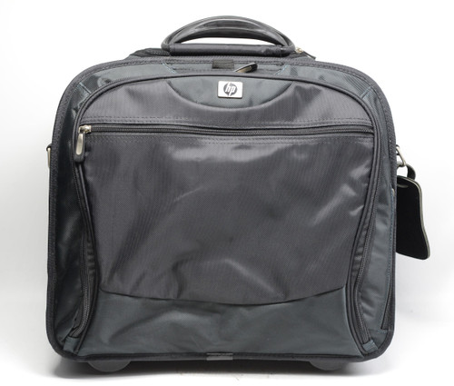 Pre-Owned HP Computer Rolling Bag Black/Navy color