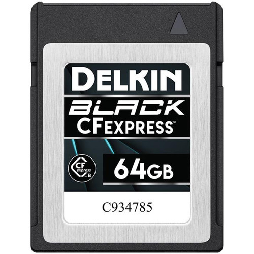 Delkin Devices 64GB BLACK CFexpress Type-B Memory Card