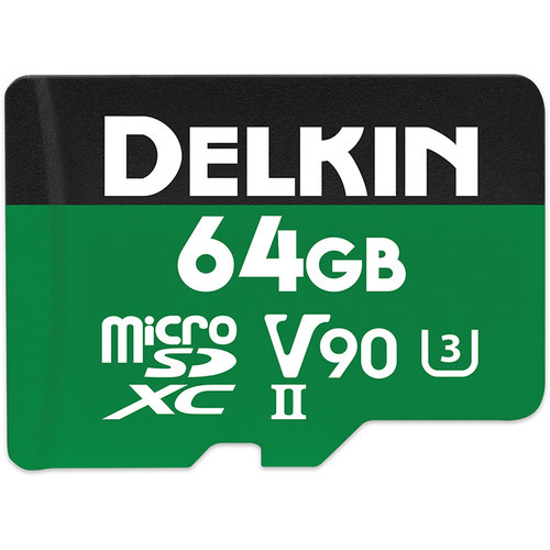 Delkin Devices 64GB POWER UHS-II microSDXC Memory Card