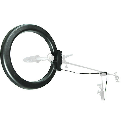 18" Fluorescent Ring Light with Dimmer, 5600 and 3200 lamp, hot shoe and soft case