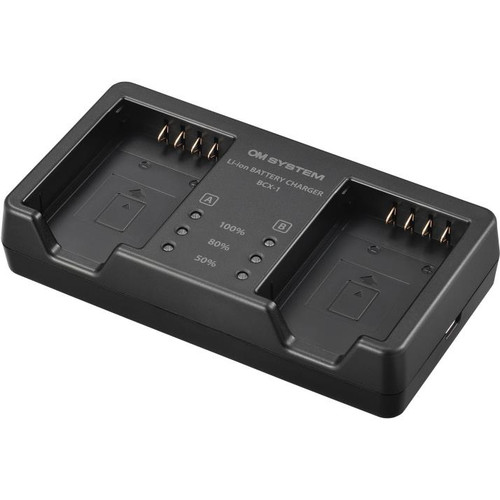 OM SYSTEM BCX-1 Lithium-Ion Battery Charger for BLX-1 BATTERIES