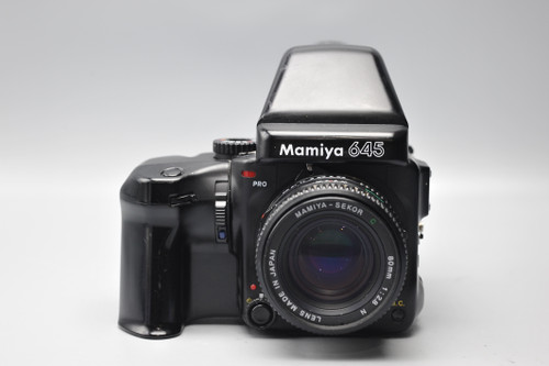 Pre-Owned - Mamiya 645 PRO w/Mamiya Sekor C 80mm F/2.8N, Prism Finder, 120 Film Back