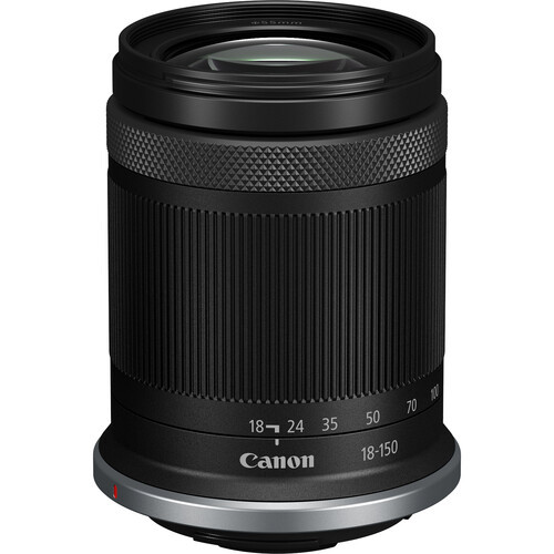 Canon RF-S 18-150mm f/3.5-6.3 IS STM Lens view standing up