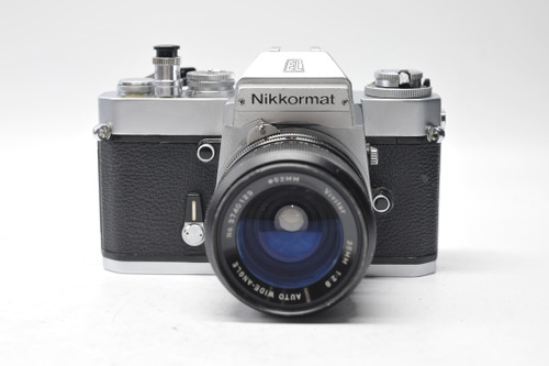 Pre-Owned - Nikkormat EL Silver with 50mm f/1.4 lens