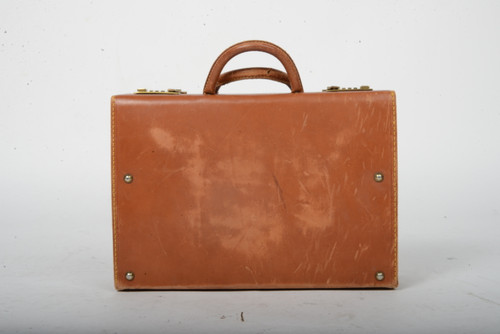 *AS IS* Pre-Owned Hasselblad Brown Leather Briefcase