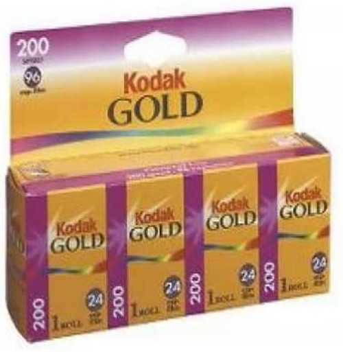 Kodak gold  film asa 200  expired 6/2007  4PK 24 exposure each