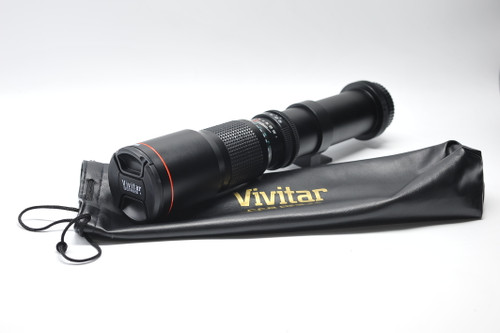 Pre-Owned Vivitar  500Mm F8 requires T mount adaptert