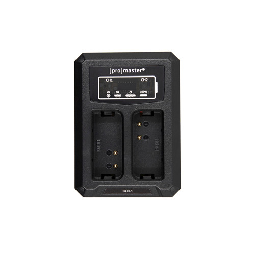 Promaster Dually Charger - USB for OM System BLS50