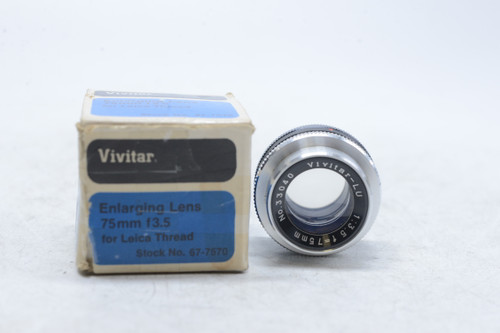 Pre-Owned - Vivitar-LU 1:3.5 f=75 mm enlarger lens