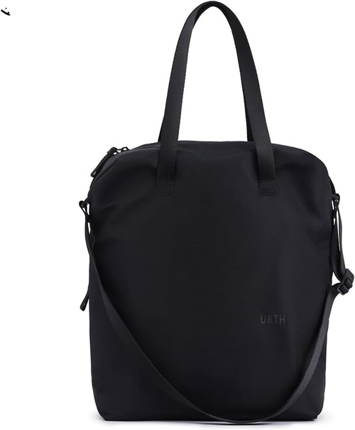 Urth Everyday Tote Bag — Weatherproof + Recycled (Black)