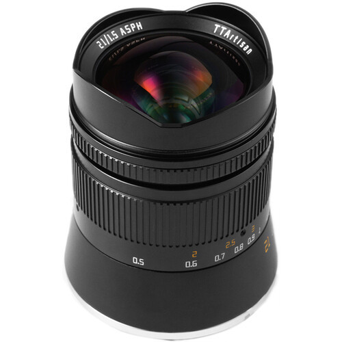 TTArtisan 21mm f/1.5 Lens for Sony E (Black) Full-Frame Format