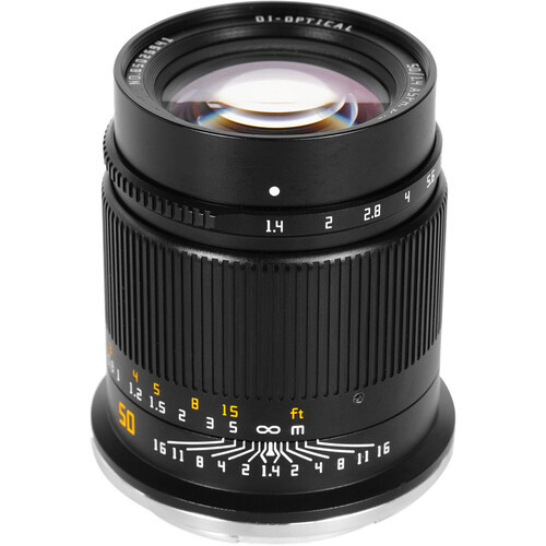 TTArtisan 50mm f/1.4 Manual Focus Lens for Nikon Z Full-Frame Format