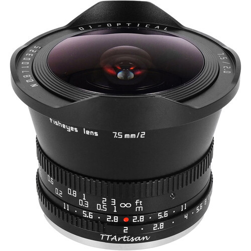 TTArtisan 7.5mm f/2 Fisheye Lens with ND1000 Filter (Canon RF) APS-C