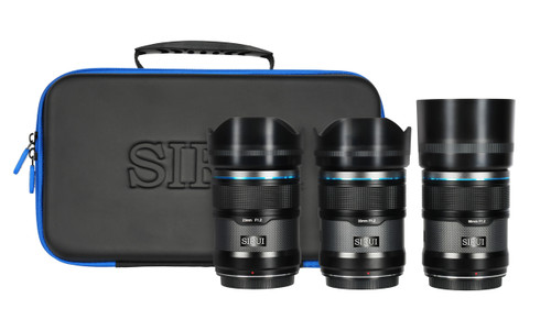 Sirui Sniper f/1.2 Autofocus 3-Lens Kit (FUJIFILM X, Black)