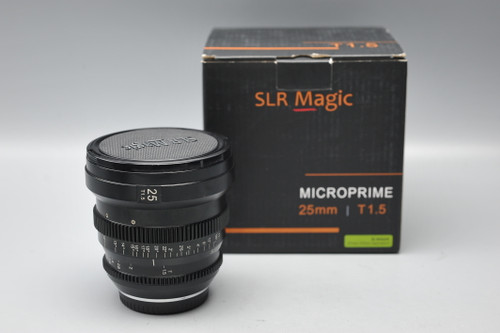 Pre-Owned - SLR Magic Microprime CINE 25mm T1.5 for Fuji XF