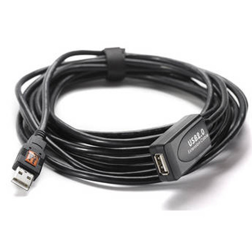 Tether Tools 16' (4.88 m) TetherPro USB 2.0 Active Extension Cable (Black)