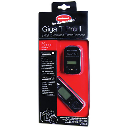 hahnel Giga T Pro II 2.4GHz Wireless Timer Remote for Canon Cameras