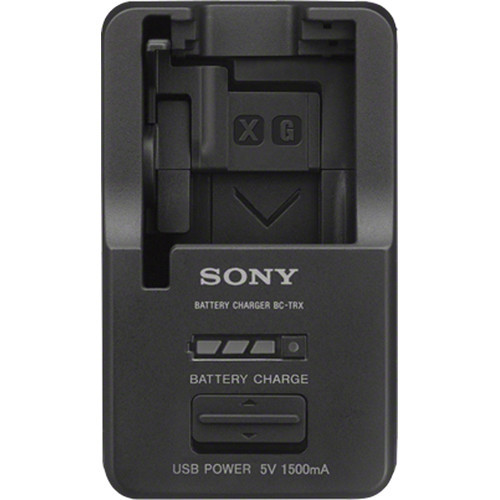 Sony BCTRX Quick Charger for NP-BX1, BN1, BK1, FG1, FD1, FT1, and FR1 Batteries