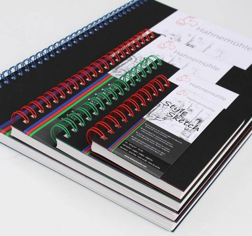 Hahnemuhle Style Sketch Book (A4 Size, 64 Sheets, Red Spiral)